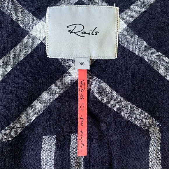 RAILS X FREE PEOPLE CHARLI PLAID SHIRT - Picture 7 of 9